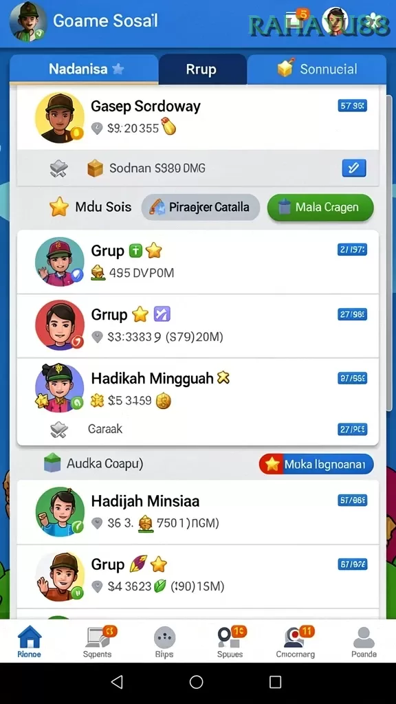 Cuplikan layar ORA78 — aktivitas