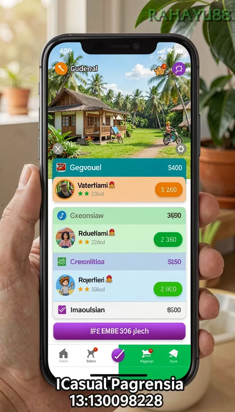 Cuplikan layar QQ1221 — menu navigasi