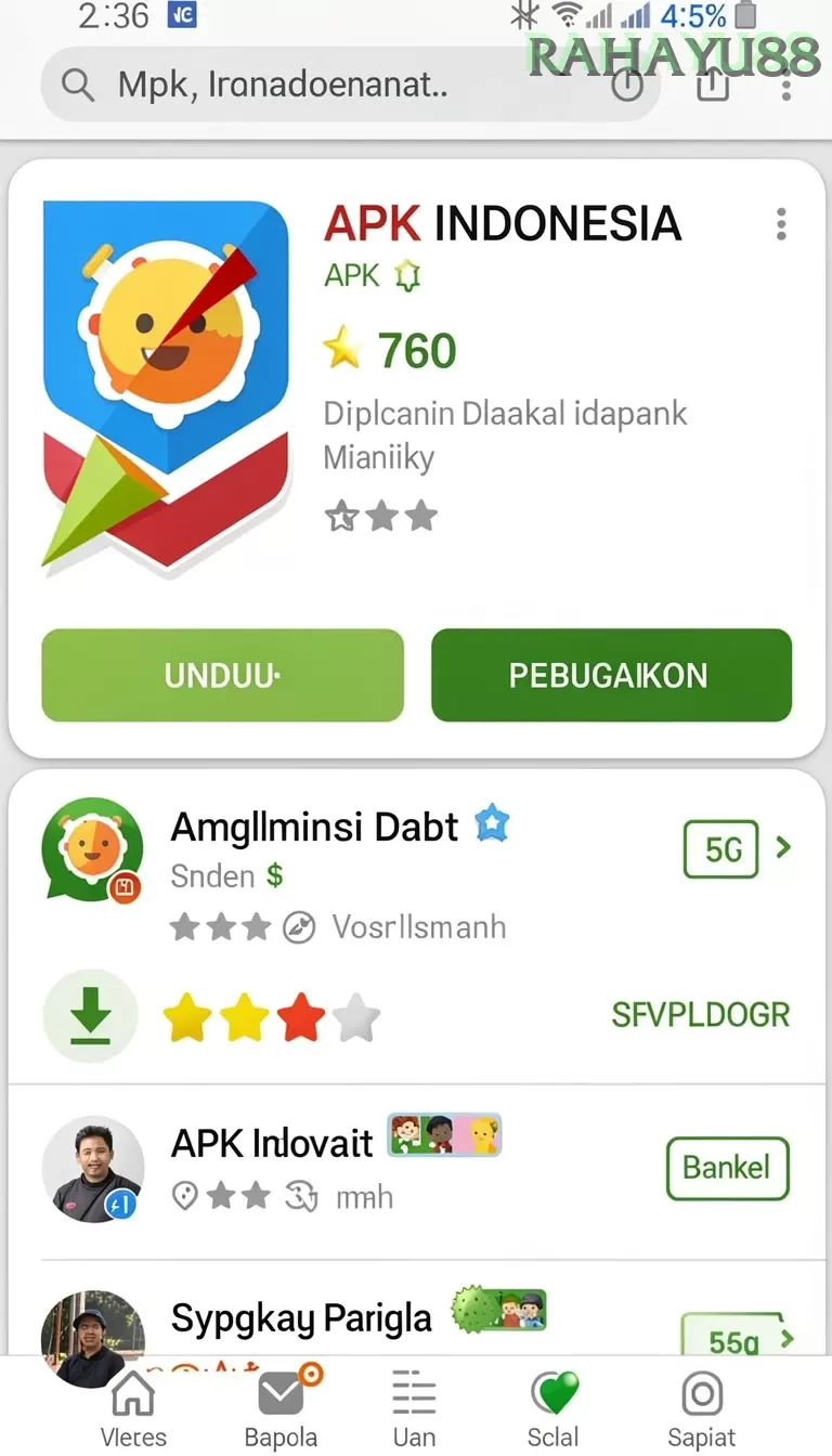 Cuplikan layar NADIMTOGEL — aktivitas